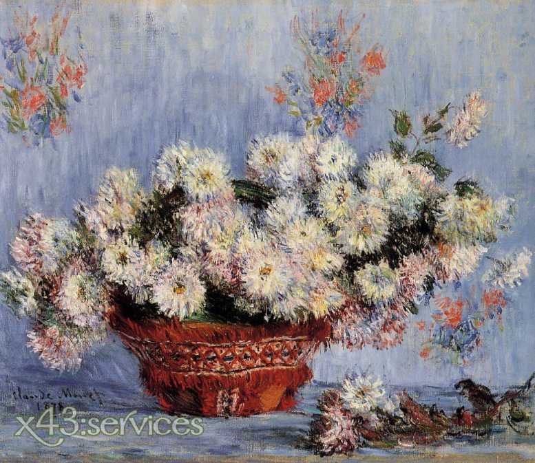 Claude Monet - Chrysanthemen 4